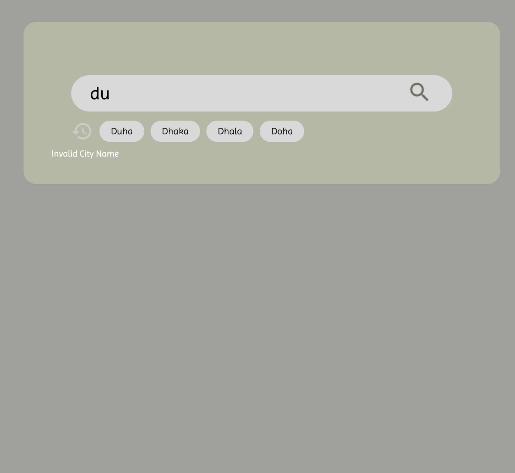 Weather App weather details screen